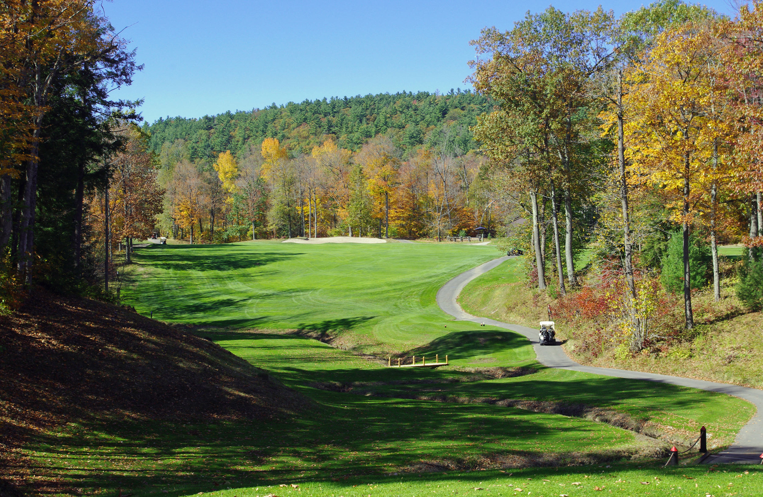 Journée ensoleillée au golf