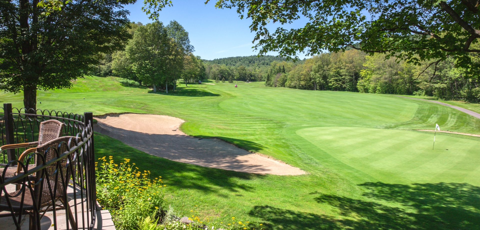 Journée ensoleillée au golf